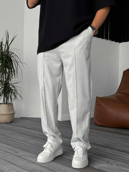 Carlos | Relaxed Ribbed Trousers